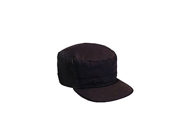 Image of Rothco Military Adjustable Fatigue Cap, Black, 9344-Black