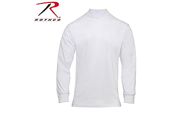 Image of Rothco Mock Turtleneck - Men's, White, Medium, 3501-White-M