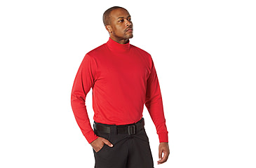 Image of Rothco Mock Turtleneck - Men's, Red, Large, 34060-Red-L