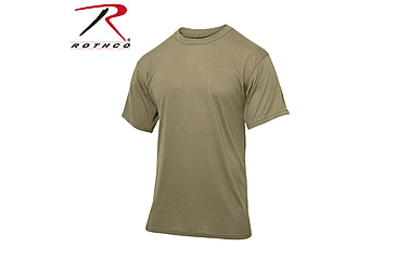 Image of Rothco Moisture Wicking T-Shirts, AR 670-1 Coyote Brown, M, 9502-Medium-AR670-1CoyoteBrown-M