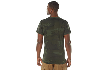 Image of Rothco Moisture Wicking T-Shirts - Mens, S, Camo, 12325-MidnightWoodlandCamo-S
