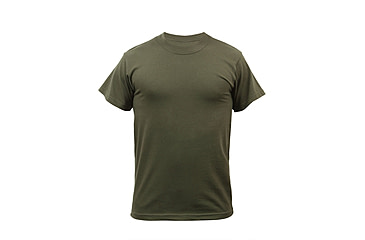 Image of Rothco Moisture Wicking T-Shirts, Olive Drab, Small, 9505-OliveDrab-S