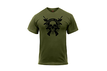 Image of Rothco Molon Labe Skull T-Shirt, M, 2917-M