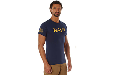 Image of Rothco NAVY T-Shirt - Navy Blue, Small, 10866-S