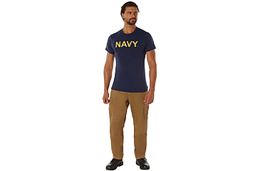 Image of Rothco NAVY T-Shirt - Mens, Navy Blue, Small, 10866-S