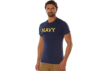 Image of Rothco NAVY T-Shirt - Navy Blue, Small, 10866-S