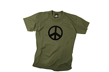 Image of Rothco Peace T-shirt, Small, 60057-S