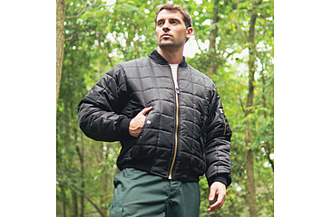 Image of Rothco Quilted MA-1 Flight Jacket, Black, S, 73540-Black-S