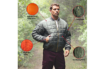 Image of Rothco Quilted MA-1 Flight Jacket, Black, S, 73540-Black-S