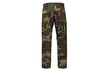 Image of Rothco Relaxed Fit Zipper Fly BDU Pants, Woodland Camo, Extra Large, 2941-WoodlandCamo-XL