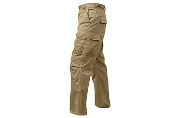 Image of Rothco Tactical BDU Cargo Pants, Black, Medium, Short, 7971-Black-M-Short31-35Waist2612-2912Length