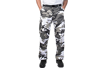 Image of Rothco Relaxed Fit Zipper Fly BDU Pants, City Camo, Extra Large, 39-43 Waist, 29420-CityCamo-XL39-43Waist