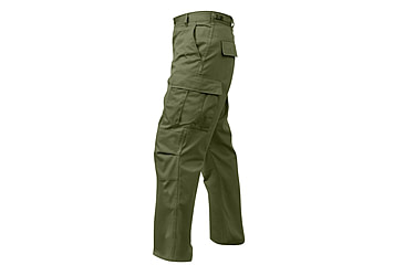 Image of Rothco Relaxed Fit Zipper Fly BDU Pants, Woodland Camo, Extra Large, 2941-WoodlandCamo-XL