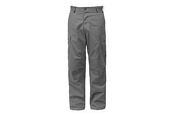 Image of Rothco Relaxed Fit Zipper Fly BDU Pants, Grey, Extra Small, 23-27in Waist, 29400-Grey-XS23-27Waist