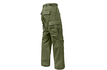 Image of Rothco Relaxed Fit Zipper Fly BDU Pants, Olive Drab, XL, 2926-OliveDrab-XL