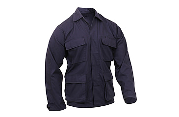 Image of Rothco Rip-Stop B.D.U. Shirt, Navy Blue, Small, 8803-NavyBlue-S