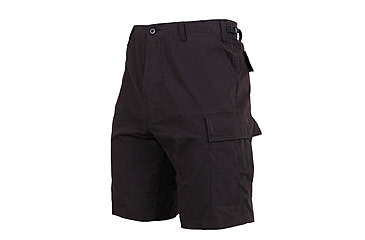 Image of Rothco Rip-Stop BDU Shorts, Black, M, 7047-Black-M