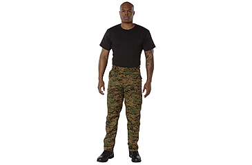 Image of Rothco Digital Camo Tactical BDU Pants - Men's, Woodland Digital Camo, Small, 8675-WoodlandDigitalCamo-S-Short