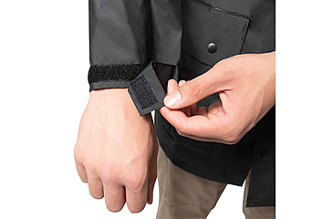 Image of Rothco Security Nylon Rain Jacket - Mens, Black, Small, 2560-S