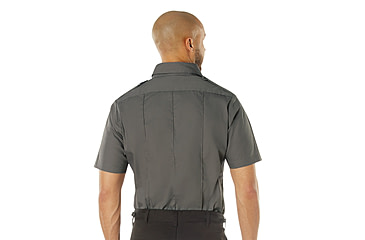 Image of Rothco Short Sleeve Uniform Shirt - Mens, Dark Grey, Medium, 30055-DarkGrey-M