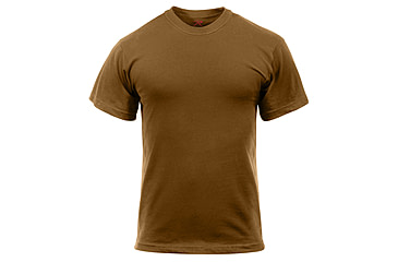 Image of Rothco Solid Color Poly/Cotton Military T-Shirt - Mens, Extra Large, Heather Blue, 66680-HeatherBlue-XL