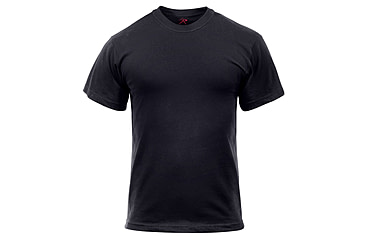 Image of Rothco Solid Color Poly/Cotton Military T-Shirt - Mens, Extra Large, Heather Blue, 66680-HeatherBlue-XL