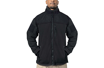 Image of Rothco Spec Ops Tactical Fleece Jacket, Black, Extra Small, 96670-Black-XS