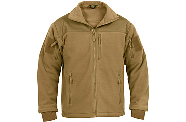 Image of Rothco Spec Ops Tactical Fleece Jacket, Coyote Brown, Extra Small, 96680-CoyoteBrown-XS
