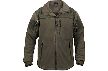 Image of Rothco Spec Ops Tactical Fleece Jacket, Olive Drab, L, 96675-OliveDrab-L