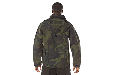 Image of Rothco Special Ops Soft Shell Jacket - Men's, S, Camo, 12055-MidnightWoodlandCamo-S