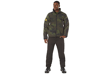 Image of Rothco Special Ops Soft Shell Jacket - Men's, S, Camo, 12055-MidnightWoodlandCamo-S