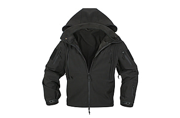 Image of Rothco Special Ops Soft Shell Jacket - Mens, Black, Small, 9767-Black-S