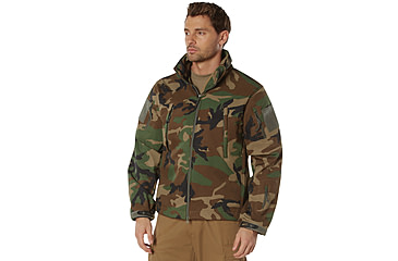 Image of Rothco Special Ops Soft Shell Jacket - Mens, Woodland Camo, 4XL, 99908-WoodlandCamo-4XL
