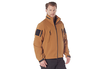 Image of Rothco Special Ops Soft Shell Jacket - Mens, Work Brown, Small, 97680-WorkBrown-S