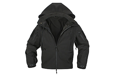 Image of Rothco Special Ops Soft Shell Jacket - Men's, S, Camo, 12055-MidnightWoodlandCamo-S