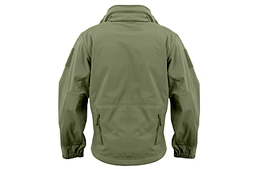 Image of Rothco Special Ops Soft Shell Jacket - Men's, S, Camo, 12055-MidnightWoodlandCamo-S