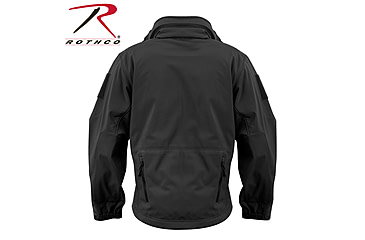Image of Rothco Special Ops Soft Shell Jacket - Men's, S, Camo, 12055-MidnightWoodlandCamo-S