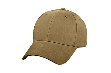 Image of Rothco Supreme Solid Color Low Profile Cap, Coyote Brown, 8177-CoyoteBrown