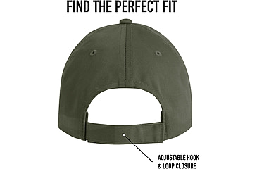 Image of Rothco Supreme Solid Color Low Profile Cap - Mens, One Size, Ranger Green, 10514-RangerGreen-OneSize