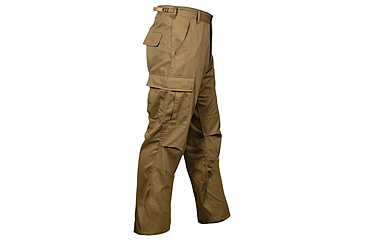 Image of Rothco Tactical BDU Cargo Pants, Black, Medium, Short, 7971-Black-M-Short31-35Waist2612-2912Length