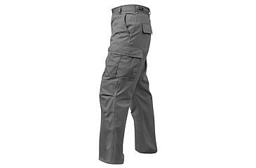 Image of Rothco Tactical BDU Cargo Pants, Black, Medium, Short, 7971-Black-M-Short31-35Waist2612-2912Length