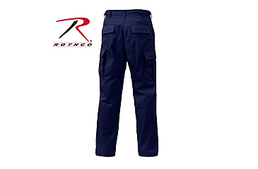 Image of Rothco Tactical BDU Cargo Pants, Black, Medium, Short, 7971-Black-M-Short31-35Waist2612-2912Length