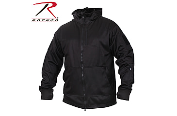 Image of Rothco Tactical Zip Up Hoodie, Black, Small, 2507-Black-S