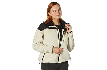 Image of Rothco Trailsman Sherpa Fleece Jacket - Womens, Cream Black, Small, 13160-CreamBlack-S
