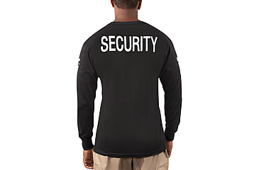 Image of Rothco Two-Sided Security Long Sleeve T-Shirt - Mens, Small, 60230-S