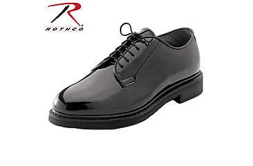 Image of Rothco Uniform Hi-Gloss Oxford Dress Shoe, 12.5, Wide, 5055-12.5-Wide
