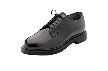 Image of Rothco Uniform Hi-Gloss Oxford Dress Shoe, 10.5, Wide, 5055-10.5-Wide