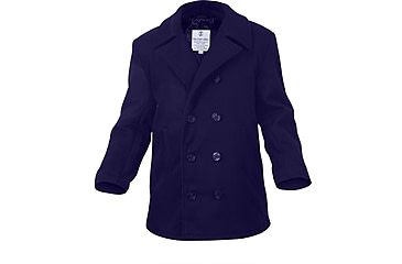 Image of Rothco US Navy Type Pea Coat, Navy Blue, XL, 7270-NavyBlue-XL