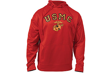 Image of Rothco USMC Eagle / Globe &amp; Anchor Pullover Hooded Sweatshirt - Mens, Small, 92220-S