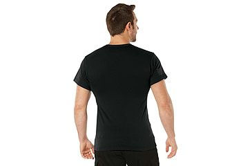 Image of Rothco Veteran Flag T-Shirt - Mens, Black, Small, 27930-Black-S